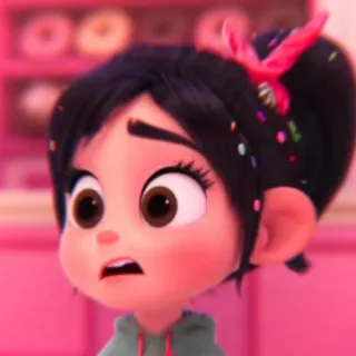 🩰 Vanellope von Schweetz Wreck-It Ralph Dibujos animados, Disney, Animado, Vanellope, ¡Rompe Ralph! telegram sticker