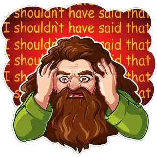 😔 shouldn't have sara Tha
I shouldn't have said that
should aid that
sh
that
sh
that
S
at người đàn ông, buồn, meme, chữ, râu telegram sticker