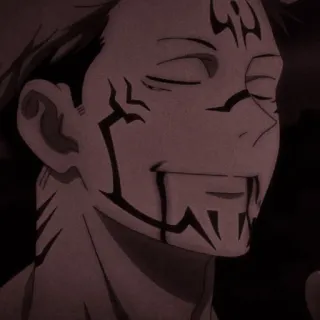 👹 Sukuna Jujutsu Kaisen Anime, Jujutsu Kaisen, Sukuna, Charakter whatsapp sticker