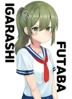 😂 Igarashi Futaba IGARASHI FUTABA Anime, Gadis, Seragam sekolah, Lucu, Marah telegram sticker