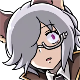 😍 Anime, Manga, Lucu, Kucing, Kacamata, Karakter telegram sticker