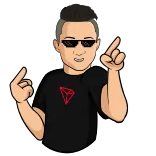 😎 Dibujo animado, Dedo corazón, Gesto, Actitud, Cool, Gafas de sol telegram sticker