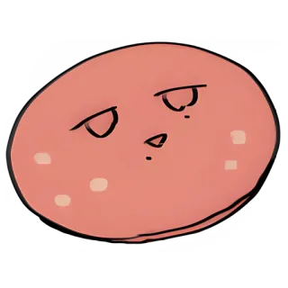 😁 rosto, expressão, rosa, desenho animado telegram sticker