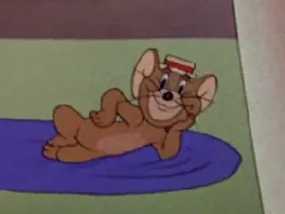 🤠 Jerry Mouse Tom and Jerry cartoon, mouse, character, animated telegram sticker