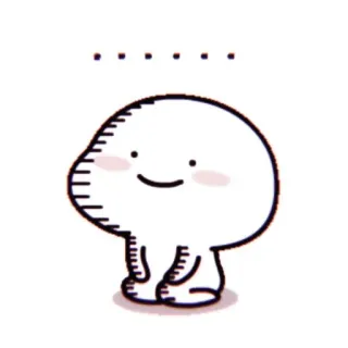 🦋 niedlich, einfach, Cartoon, kawaii, lächelnd, entzückend, minimalistisch whatsapp sticker