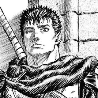 ⚔ Guts Berserk berserk, guts, manga, anime, espada, guerrero telegram sticker