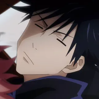 🐺 Megumi Fushiguro Jujutsu Kaisen Anime, Manga, Charakter, Megumi Fushiguro, Jujutsu Kaisen, schlafend whatsapp sticker