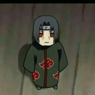 😐 Itachi Uchiha Naruto Аниме, Ниндзя, Шаринган, Учиха, Манга, Акацуки telegram sticker