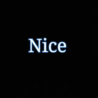 😍 Nice sympa, texte, simple, positif whatsapp sticker