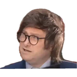 🤔 Javier Milei politician, argentina, milei, javier milei telegram sticker