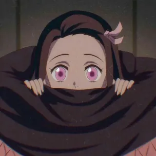 ⛓ Nezuko Kamado Demon Slayer Anime, Demon Slayer, Nezuko, Lucu, Gadis, Manga telegram sticker