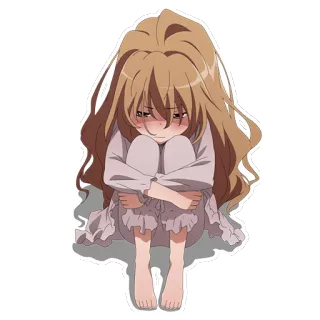 ☺️ Taiga Aisaka Toradora! อนิเมะ, การ์ตูน, น่ารัก, ผู้หญิง, โทระโดระ!, ไทกะ ไอซากะ telegram sticker