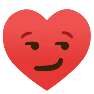 🌟 heart, emoticon, smirk, love, feeling telegram sticker