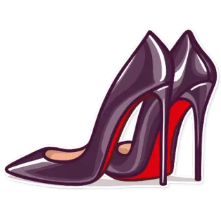 👠 shoes, heels, fashion, style, footwear telegram sticker