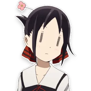 😶 Kaguya Shinomiya Kaguya-sama: Love Is War Anime, Charakter, Kaguya-sama, Kaguya Shinomiya, Cartoon telegram sticker