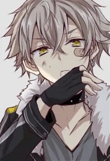 😠 Anime, Garoto, Personagem, Mangá, Ilustração telegram sticker