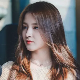 🐣 Nancy kpop, ídolo, mujer, cantante, celebridad, retrato telegram sticker