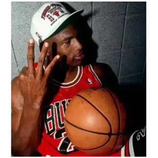 💍 Michael Jordan basketball, sport, athlète, NBA, Chicago Bulls whatsapp sticker