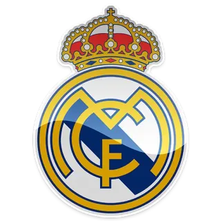 🥳 レアル・マドリード, サッカー, サッカー, スポーツ, 紋章, ロゴ, クラブ telegram sticker