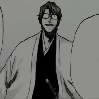 🧬 Aizen Bleach Anime, Manga, Bleach, Aizen, Karakter, Kacamata, Senyum telegram sticker