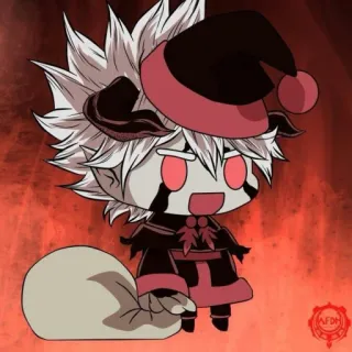 😑 Anime, Desenho animado, Natal, Feriados, Papai Noel, Personagem telegram sticker