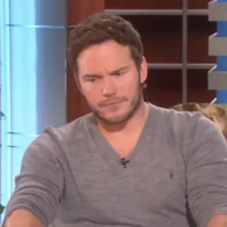 🐁 Chris Pratt aktor, selebriti, potret, pria telegram sticker