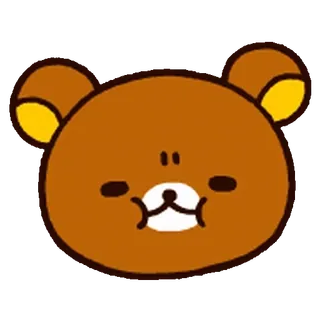 💨 bear, cute, animal, cartoon whatsapp sticker