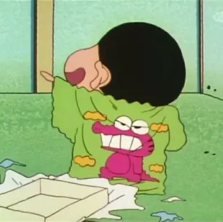 🍠 Shin-chan Crayon Shin-chan Kartun, Anime, Karakter, Crayon Shin-chan, Shinchan, Anak telegram sticker