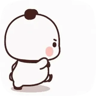 🤩 fofo, panda, desenho animado, chibi, adesivo telegram sticker