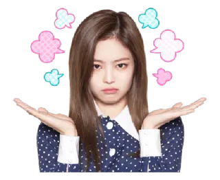 🤷‍♀ Jennie kpop, jennie, pegatina, linda, chica, cantante telegram sticker