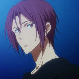 🌊 Rin Matsuoka Free! Аниме, Манга, Персонаж, Мультфильм telegram sticker