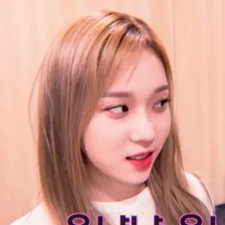 🌸 인싸나희 kpop, portrait, woman, asian, beauty whatsapp sticker