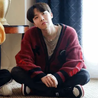 🎋 J-Hope kpop, singer, male, fashion, celebrity, person telegram sticker