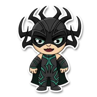 🦹‍♀ Hela Thor: Ragnarok Hela, Thor, Marvel, villain, character, sticker telegram sticker
