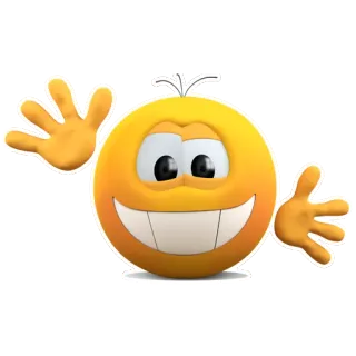 👐 อิโมจิ, สไมลีย์, การ์ตูน, น่ารัก, ร่าเริง telegram sticker