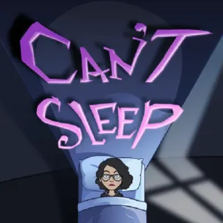 😴 Can't Sleep insomnio, sueño, cansado, noche, dibujos animados, cama telegram sticker