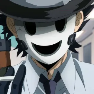 🚬 anime, gun, mask, violence, high-rise invasion telegram sticker
