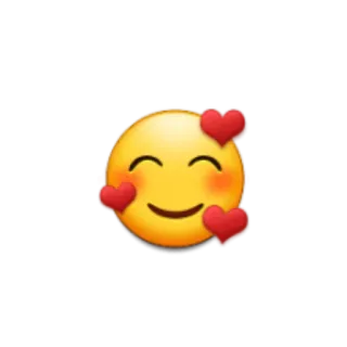 🥰 Emoji, Corações, Amor, Fofo, Sorriso telegram sticker