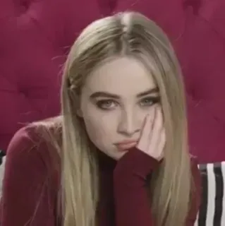 🤍 Sabrina Carpenter cantante, attrice, bionda, ritratto telegram sticker