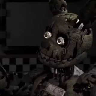 🌟 Springtrap Five Nights at Freddy's animatronic, horror, scary, video game telegram sticker