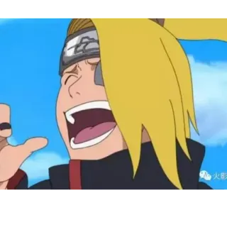 😂 Deidara Naruto anime, naruto, deidara, character, sticker telegram sticker