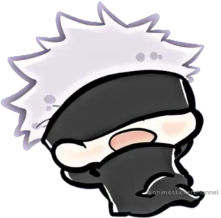 😁 Gojo Satoru Jujutsu Kaisen Anime, Personnage, Gojo Satoru, Jujutsu Kaisen telegram sticker