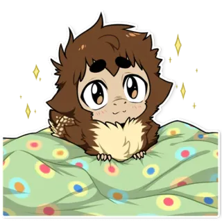 ✨ Desenho animado, Fofo, Kawaii, Chibi, Animal, Furry telegram sticker