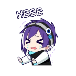 🙅‍♀️ HEEE 动漫, 卡通, 角色, 可爱, 漫画 telegram sticker