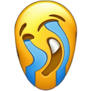 ✨ 이모지, 웃음, 울음, 웃긴, 눈물 telegram sticker