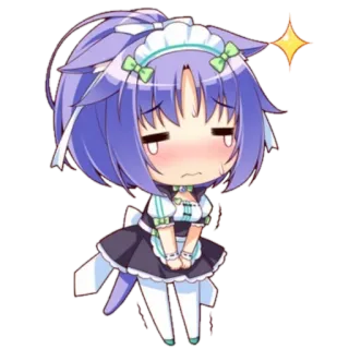 ✨ Anime, Maid, Chibi, Kawaii, Catgirl telegram sticker