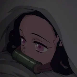 🏮 Nezuko Kamado Demon Slayer Anime, Démon, Mignon, Fille, Nezuko, Kamado whatsapp sticker