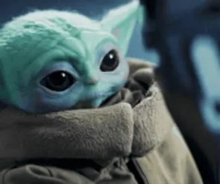 🟢 Grogu The Mandalorian Grogu, Baby Yoda, The Mandalorian, Star Wars, Niedlich, TV Serie, Sci-Fi whatsapp sticker