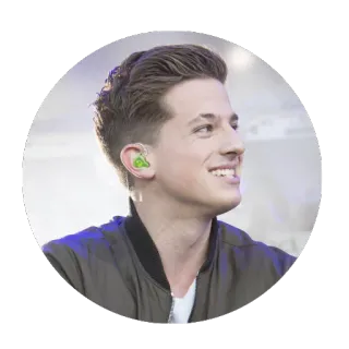 😆 Charlie Puth singer, musician, pop, celebrity, portrait telegram sticker