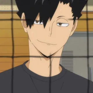 🥇 Kuroo Tetsurou Haikyuu!! Anime, Haikyuu, Kuroo, Tetsurou, Volleyball whatsapp sticker
